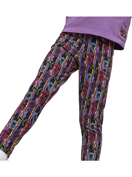 Puma X TROLLS AOP Leggings (624856 01) Μαύρο Κορίτσι Collection SU24