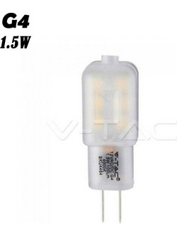 Λάμπα LED για Ντουί G4 1.5W 100LM 12V Θερμό Λευκό 3000K V-TAC