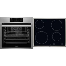 AEG Φούρνος Ηλεκτρικός Άνω Πάγκου 71lt 56cm BES331010M με Κεραμικές Εστίες HK624000XB