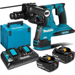Makita DHR281PT2J Κρουστικό Κατεδαφιστικό Πιστολέτο Μπαταρίας 18V με 2 Μπαταρίες και SDS Plus