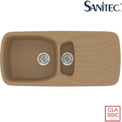 Sanitec Classic 309 Επικαθήμενος Νεροχύτης Γρανίτη Αντιστρεφόμενος Ματ Granite Celtic Stone 97x51cm