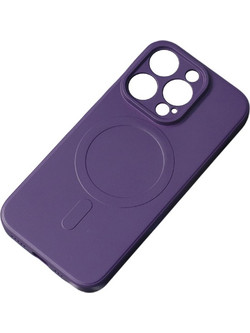 MagSafe Compatible Silicone Case for iPhone 15 Plus Silicone Case - Purple