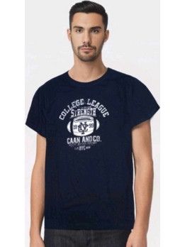 Caan College League T-shirt Navy 7719navy