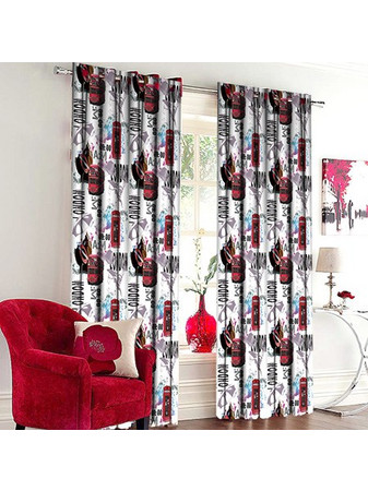 Vasilas Home Κουρτίνα με Τρουκς 140x265 Retro 07