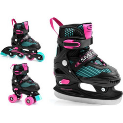 SMJ Inline Αυξομειούμενα Rollers Παιδικά Πολύχρωμα BS-616TP