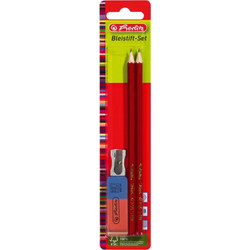 Herlitz Σετ 2 Μολύβια+Γόμα+Ξύστρα