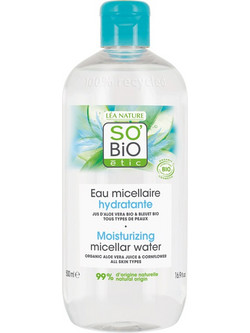 So' Bio Etic Aloe Vera Purifante Micellar Water Ντεμακιγιάζ για Λιπαρή Επιδερμίδα 500ml