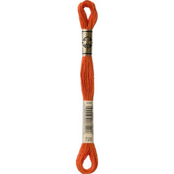 DMC Κλωστή Κεντήματος Μουλινέ 117 Βαμβακερή 720 Orange Spice Dark
