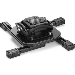CHIEF Universal MiniProjektorHalt bis 113 kg mit Mikrojustage und verschliebar (Schwarz) (RSMAU)