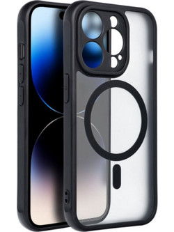 Is Tpu Full Matte Mag Iphone 14 Pro Black Backcover - (MAGFMIP14P)