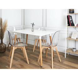 Τραπεζαρία Home Deco Factory με διαστάσεις 115.5x75x74.3cm - Δεν περιλαμβάνονται οι καρέκλες HD3211