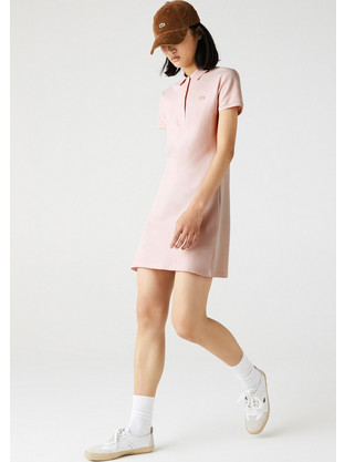 Lacoste Mini Καλοκαιρινό Καθημερινό Φόρεμα Ροζ EF5473-ADY