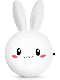 Φωτάκι νυκτός LED 0,5W Κουνελάκι Y10,5x7x3εκ. με διακόπτη
