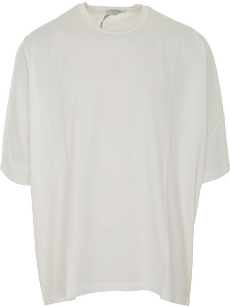 CROSSLEY M OVER 3/4 SLEEVES T-SHIRT - QUELLIS-0007 WHITE