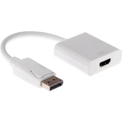Αντάπτορας DisplayPort (M) Σε HDMI (F) 0.20m Λευκός (CAB-DP004)