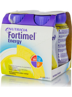 Nutricia Fortimel Energy Βανίλια Πρωτεΐνη 4x200ml
