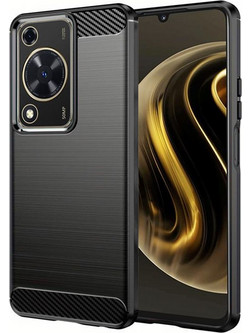 Techsuit - Carbon Silicone - Huawei nova Y72 - Black
