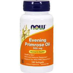 Now Foods Evening Primrose Oil Έλαιο Νυχτολούλουδου 500mg 100 Μαλακές Κάψουλες