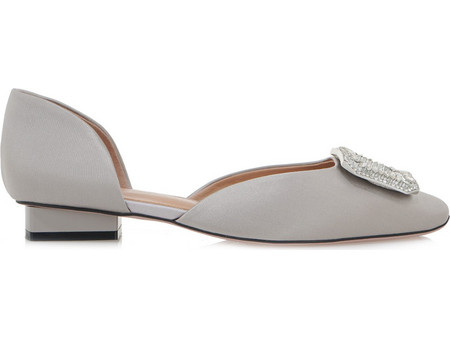 ALESSANDRA BRUNI ΜΠΑΛΑΡΙΝΕΣ S170052119E4 - ΓΚΡΙ ΜΕΤΑΞΙ S170052119E4-GREY SILK