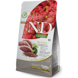 Farmina N&D Quinoa Grain Free Neutered Adult with Duck, Quinoa, Broccoli & Asparagus 5kg