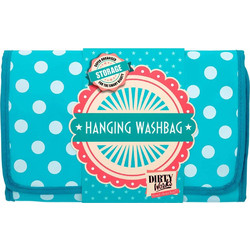 Dirty Works Hanging Washbag Γυναικείο Νεσεσέρ Ταξιδίου με Θήκες Μπλε