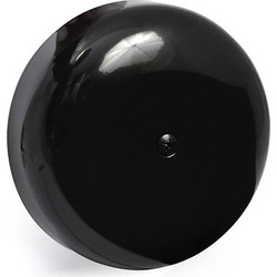 7" round air cleaner assembly. Black
