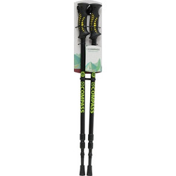 Μπαστούνι Μπατόν Compass 3 Μερών Με Αμορτισέρ Black 2τμχ 12502