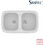 Sanitec Classic 312 Επικαθήμενος Νεροχύτης Γρανίτη Ματ White 82x50cm