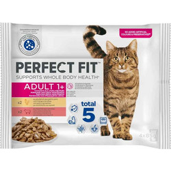 Perfect Fit Adult Sterilised with Beef & Chicken 4x85gr
