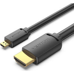 Vention Καλώδιο HDMI Male 2.0 HDMI Male to Micro HDMI Male 1m Black AGIBF