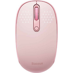 Baseus F01B Ασύρματο Bluetooth Mini Ποντίκι Pink