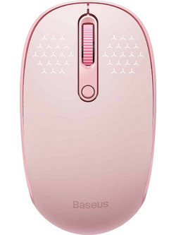 Baseus F01B Ασύρματο Bluetooth Mini Ποντίκι Pink