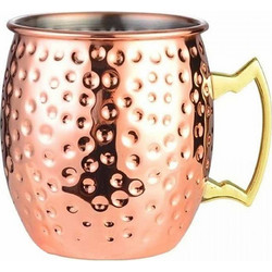 Κούπα σφυρήλατη mule Inox Cooper 550ml