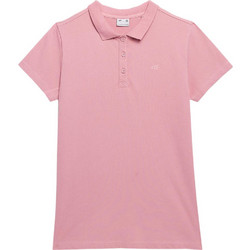 4F Γυναικεία Αθλητική Μπλούζα Polo Ροζ 4FSS23TTSHF585-56S
