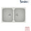 Sanitec Classic 318 Επικαθήμενος Νεροχύτης Γρανίτη Ματ Granite White 78x51cm