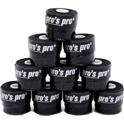 Pros Pro Super Tacky Plus Tennis Overgrip x 1 Black