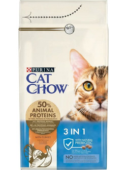 Purina Cat Chow 3 In 1 Naturium Turkey 1.5kg