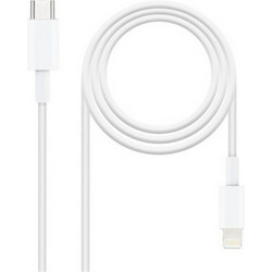 Nanocable USB-C to Lightning Cable 50W 2m White NANOCABLE10.10.0602
