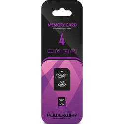 POWERWAY 4 GB MICRO SD CARD