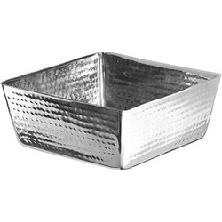 Μπωλ INOX σφυρήλατο 24x24x10cm Leone c478875