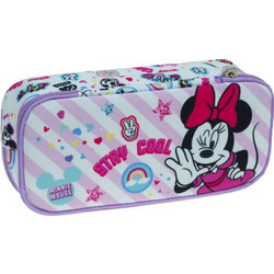 Gim Minnie Go Lucky 22 Κασετίνα Λευκή Ροζ 340-41144