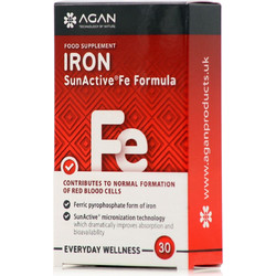 Samcos Agan Iron SunActive Fe Formula 30 Κάψουλες