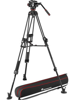 Manfrotto 504X & Alu Fast Twin Tripod