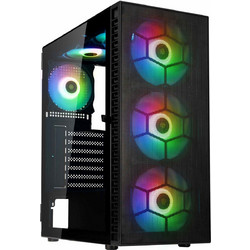 Kolink Observatory HF Mesh ARGB Black Gaming Midi Tower Κουτί Υπολογιστή RGB με Πλαϊνό Παράθυρο