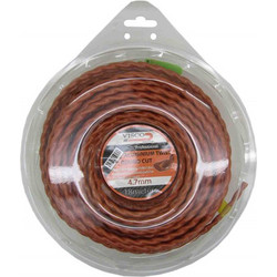 Visco Twist Carbon Μεσινέζα Αλουμινίου Στριφτή Αλουμινίου 4.7mm x 18m