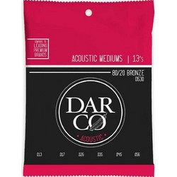 Martin Guitar Darco D530 Σετ 6 Χορδές Ακουστικής Κιθάρας 80/20 Bronze 13-56" Medium Tension