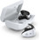 Yamaha TW-ES5A Ακουστικά Bluetooth In Ear Ανθεκτικά στο Νερό White