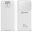 Awei P106K Power Bank 10000mAh 22.5W με 2 Θύρες USB-A & Θύρα USB-C White