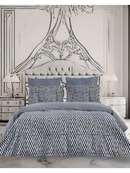Makis Tselios Home Σετ Κουβερλί King Size 240x250cm Check