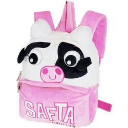 Παιδική τσάντα πλάτης Safta Mochila Peluche Vaca 641-232 Ροζ